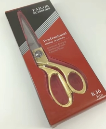 8" Dressmaking Tailor Stainless Steel Gold Sewing Scissor Fabric Cloth Cutting