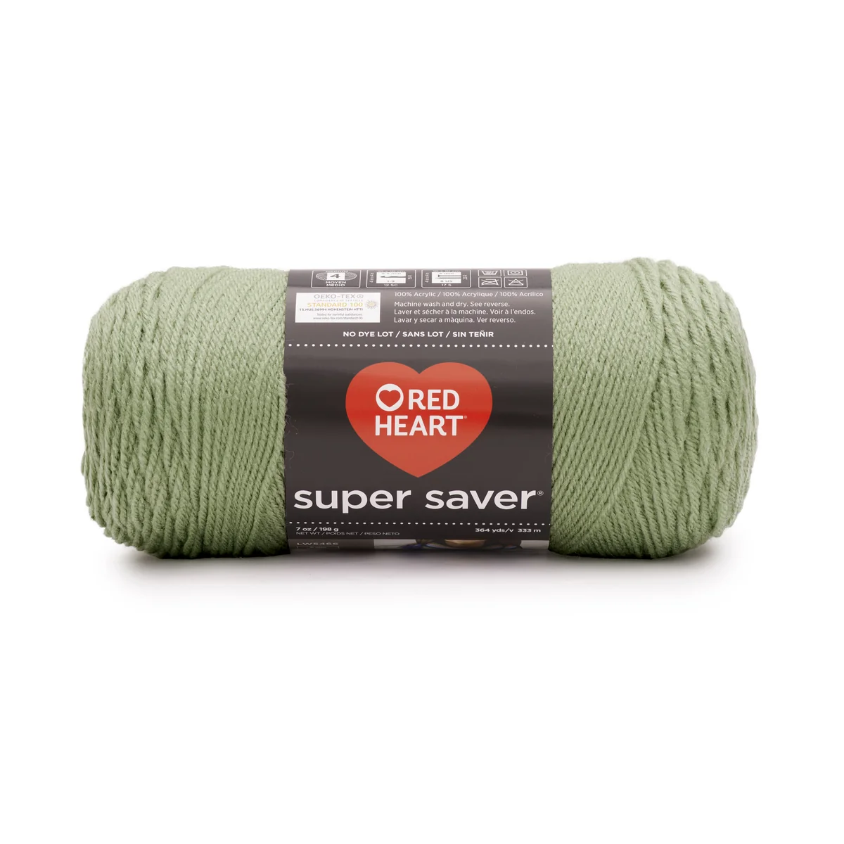 Red heart super saver - frosty green