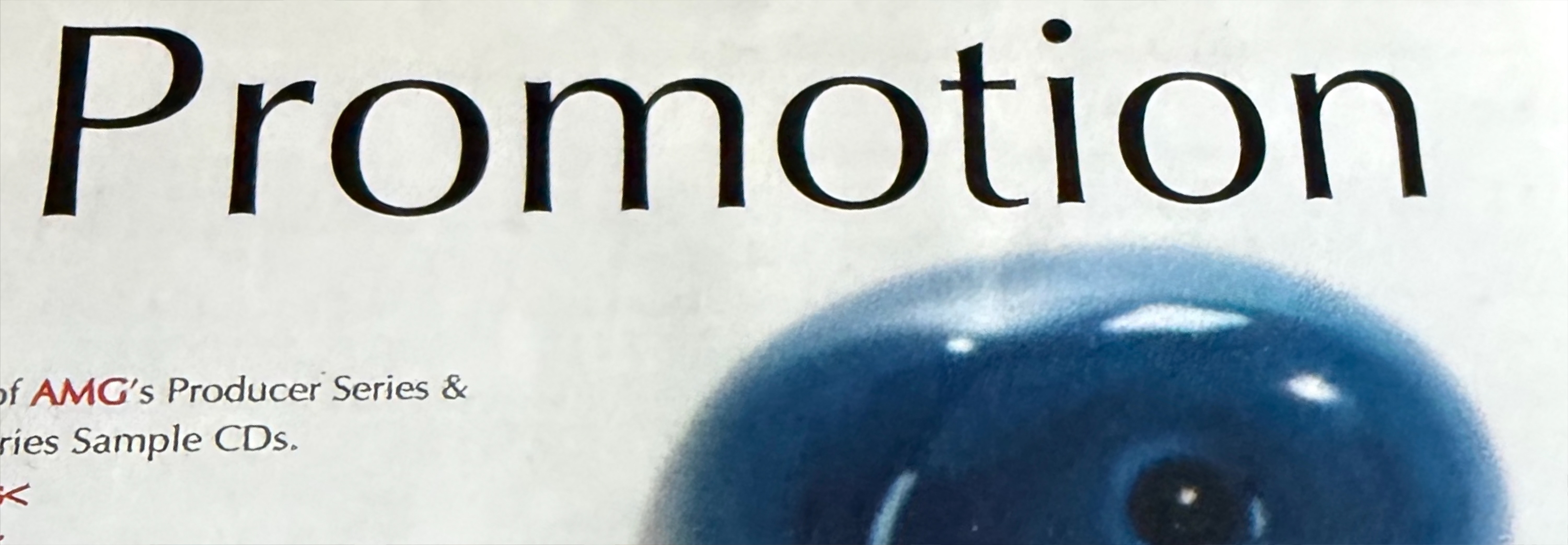 Promotion Demo CD - Audio Demos