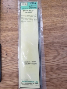 053-2020*4 2.4MM SHAFTING [ PKG ]