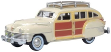 553-87CB42003 HO 1942 CHRYSLER TOWN AND COUNTRY STATION WAGON [CATALINA TAN BROWN]
