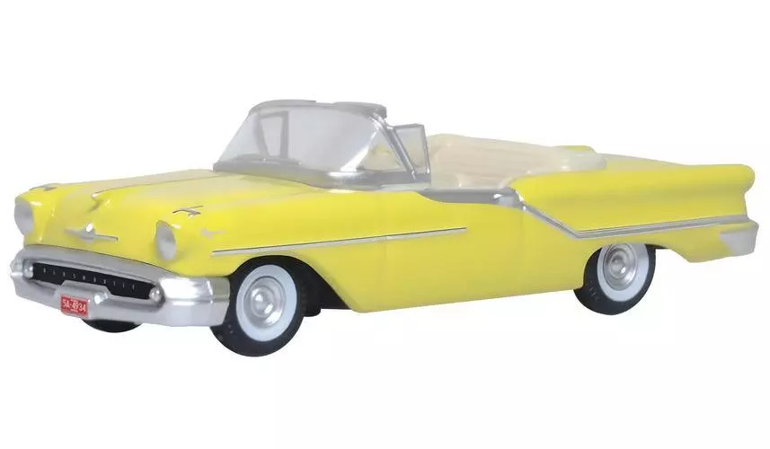 553-87OC57001 HO 1957 OLDSMOBILE 88 CONVERTIBLE [CORONADO YELLOW]