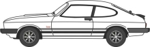 553-NCAP003 N 1978 FORD CAPRI MK III 
