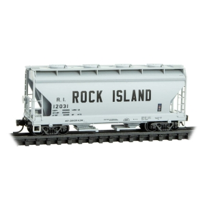 489-09200630 N ROCK ISLAND 2 BAY COVERED HOPPER