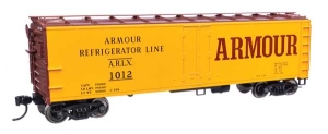 910-41401 HO ARMOUN 40' REEFER W/DEADNAUGHT END #1012