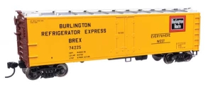 910-41405 HO BURLINGTON 40' REEFER W/DREADNAUGHT #74225