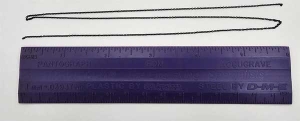 293-8336 BLACKENED BRASS CHAIN 23 LINKS PER INCH