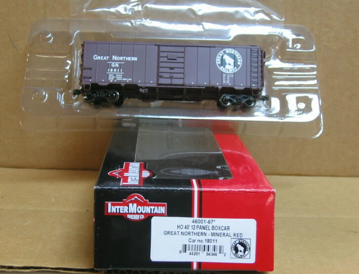 085-46001-50 GN 40' BOXCAR # 18150 KD COUPLER INSTALLED