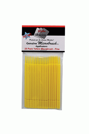 232-1301 FINE APPLICATOR BRUSH MICROBRUSH YELLOW