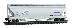 489-9400940 N DOMINO SUGAR ACF 3-BAY CENTER FLOW COVERED HOPPER