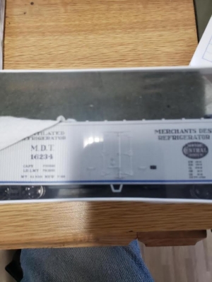 TMI-8709-3 HO NEW YORK CENTRAL 40' WOOD REEFER WITH STEEL WHEELS-KD COUPLING