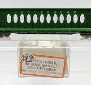 223-101231 N BN CENTERBEAM FLATCAR #624155 [USED]