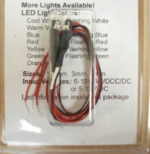 266-U30 LED LIGHTS 3MM 