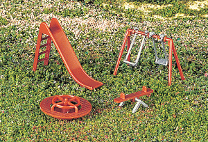 160-42214 HO PLAYGROUND EQUIPMENT