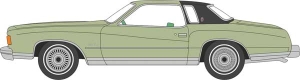 553-87CM74001 HO 1974 CHEV MONTE CARIO LANDAU [MED GREEN-BLACK]