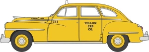 553-87DS46006 HO 1946-1948 DESOTO SUBURBAN SEDAN [SF YELLOW CAB]