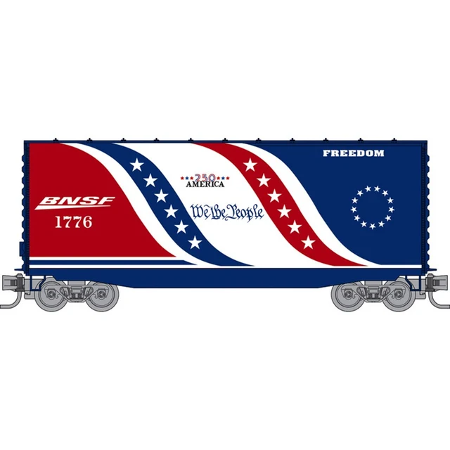 489-101100826 N BN 40'SMOOTH-SIDE-HIGH-CUBE-BOXCAR 