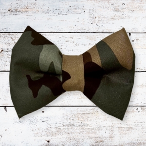 Bow Tie - Green Camouflage