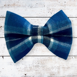 Bow Tie - Navy Plaid