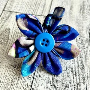 Flower Petals - Doodle Flower - Blue