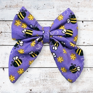 Bow - Purple Bees