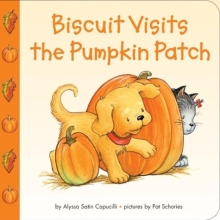 Biscuit visits the pumpkin patch