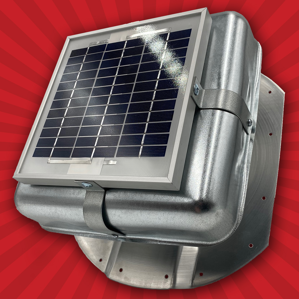 Solar-Powered Roof Ventilation Fan  Lighting Store Solar Blaster