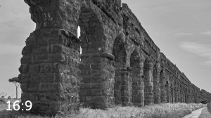 Roman Aquaduct 3355BW